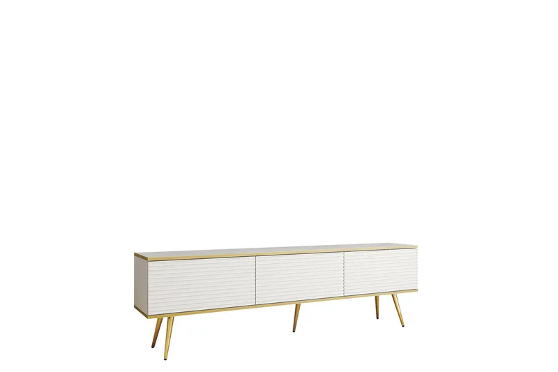 Edson TV-bænk 175 cm, Hvid