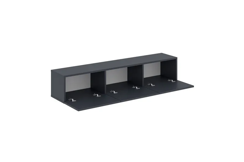 Elith TV-bænk 180 cm - Antracit - Møbler - TV borde & mediemøbler - TV-borde