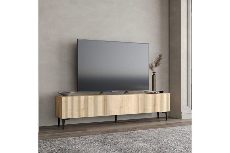 Elith TV-bænk 180 cm - Eg - Møbler - TV borde & mediemøbler - TV-borde