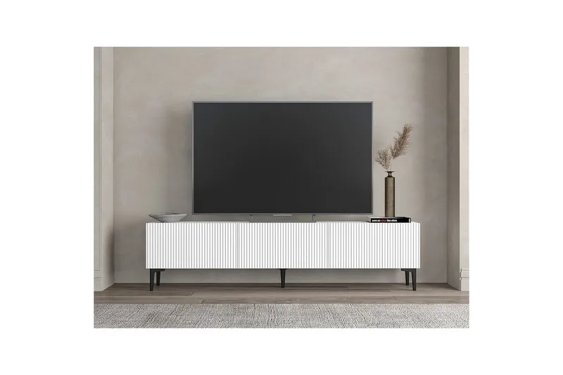 Elith TV-bænk 180 cm - Hvid - Møbler - TV borde & mediemøbler - TV-borde