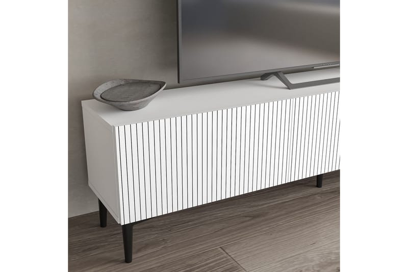 Elith TV-bænk 180 cm - Hvid - Møbler - TV borde & mediemøbler - TV-borde
