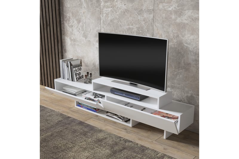 Elspet Tv-bænk 180 cm - Hvid - Møbler - TV borde & mediemøbler - TV-borde