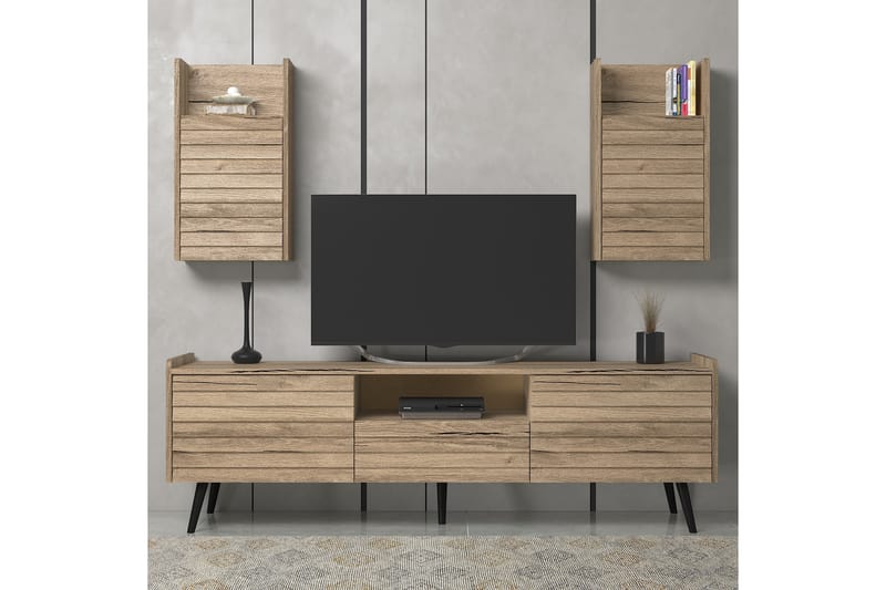 Elspet Tv-bænk 180 cm - Valnød - Møbler - TV borde & mediemøbler - TV-borde