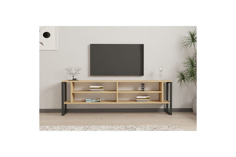 Elvorn TV-bænk 160 cm - Blå - Møbler - TV borde & mediemøbler - TV-borde