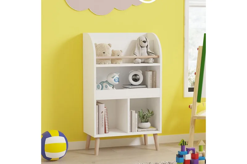 Elyric Bogreol 60 cm - Hvid - Opbevaring - Hylder & Reoler - Bogreol