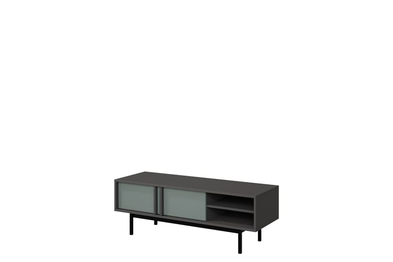 Farshian Tv-Bænk 123x43 cm - Grå/Grøn - Møbler - TV borde & mediemøbler - TV-borde