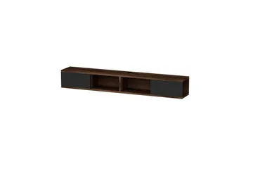 Faval TV-bænk 140 cm - Valnød/Antracit - Møbler - TV borde & mediemøbler - TV-borde