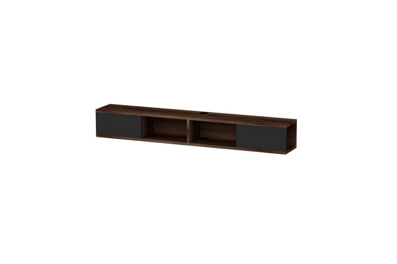 Faval TV-bænk 140 cm, Valnød/Antracit