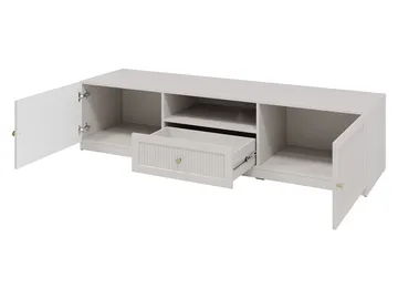 Fayric TV-bænk 180 cm - Beige - Møbler - TV borde & mediemøbler - TV-borde