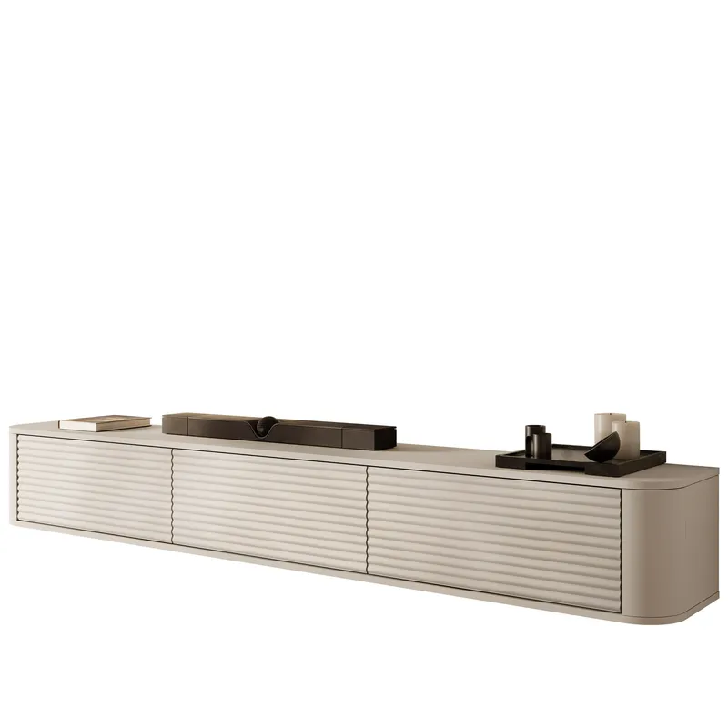 Fjora TV-bænk 200 cm, beige