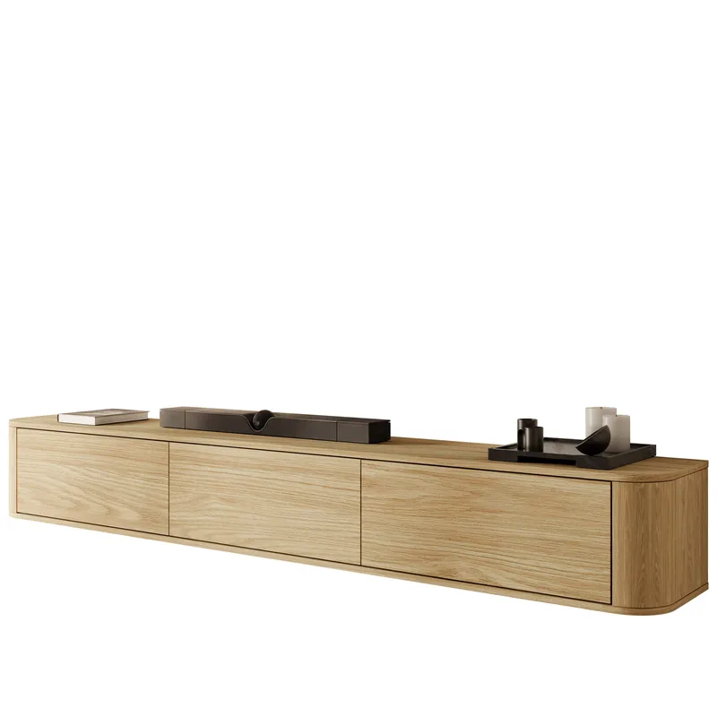 Fjora TV-bænk 200 cm, Lysebrun