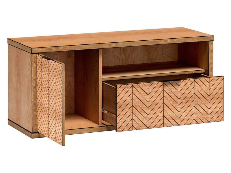 Fonti TV-bænk 118 cm - Brun - Møbler - TV borde & mediemøbler - TV-borde