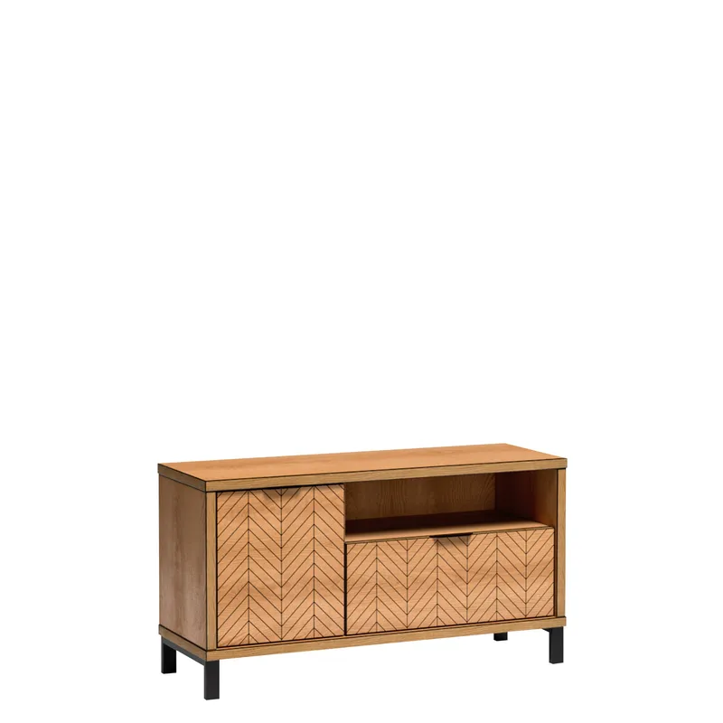 Fonti TV-bænk 118 cm, Brun|sort