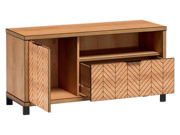 Fonti TV-bænk 118 cm - Brun|sort - Møbler - TV borde & mediemøbler - TV-borde