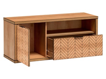 Fonti Tv-bord 118 cm i Træ - Brun - Møbler - TV borde & mediemøbler - TV-borde