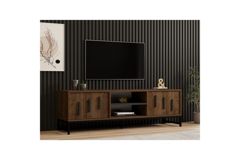 Form Tv-bænk 160 cm - Brun - Møbler - TV borde & mediemøbler - TV-borde