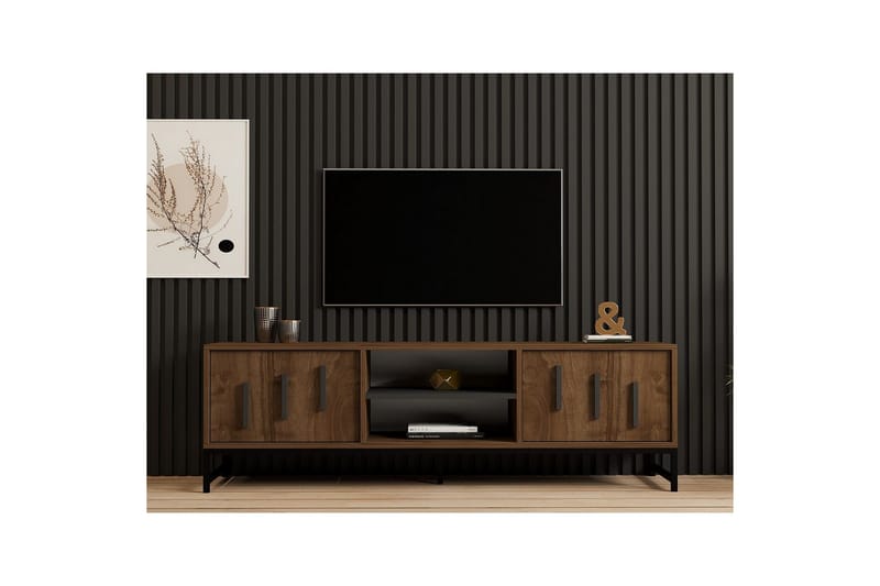 Form Tv-bænk 160 cm - Brun - Møbler - TV borde & mediemøbler - TV-borde