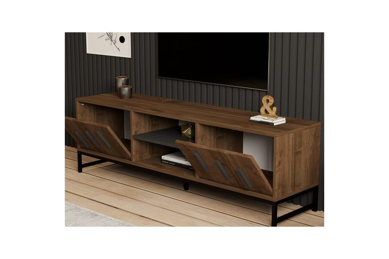 Form Tv-bænk 160 cm - Brun - Møbler - TV borde & mediemøbler - TV-borde