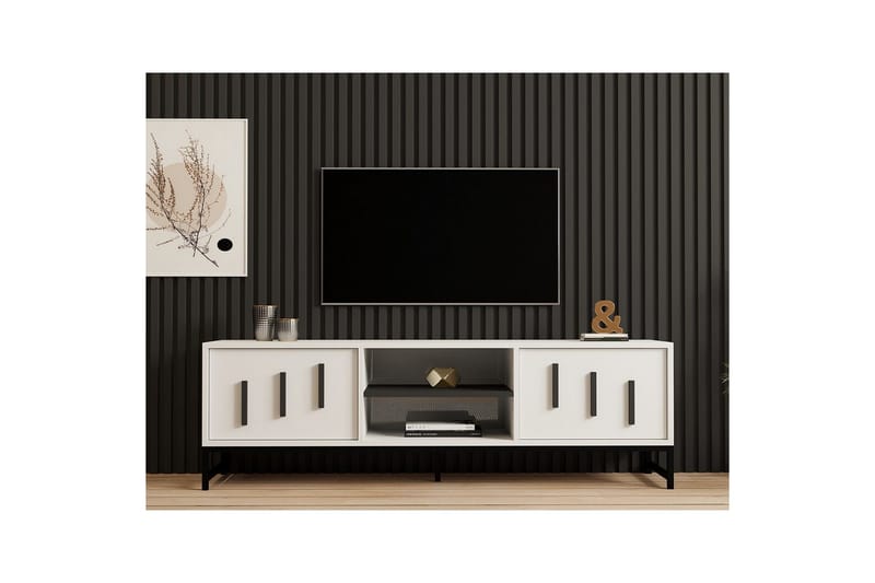 Form Tv-bænk 160 cm - Hvid - Møbler - TV borde & mediemøbler - TV-borde