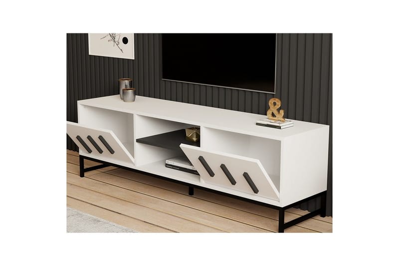 Form Tv-bænk 160 cm - Hvid - Møbler - TV borde & mediemøbler - TV-borde