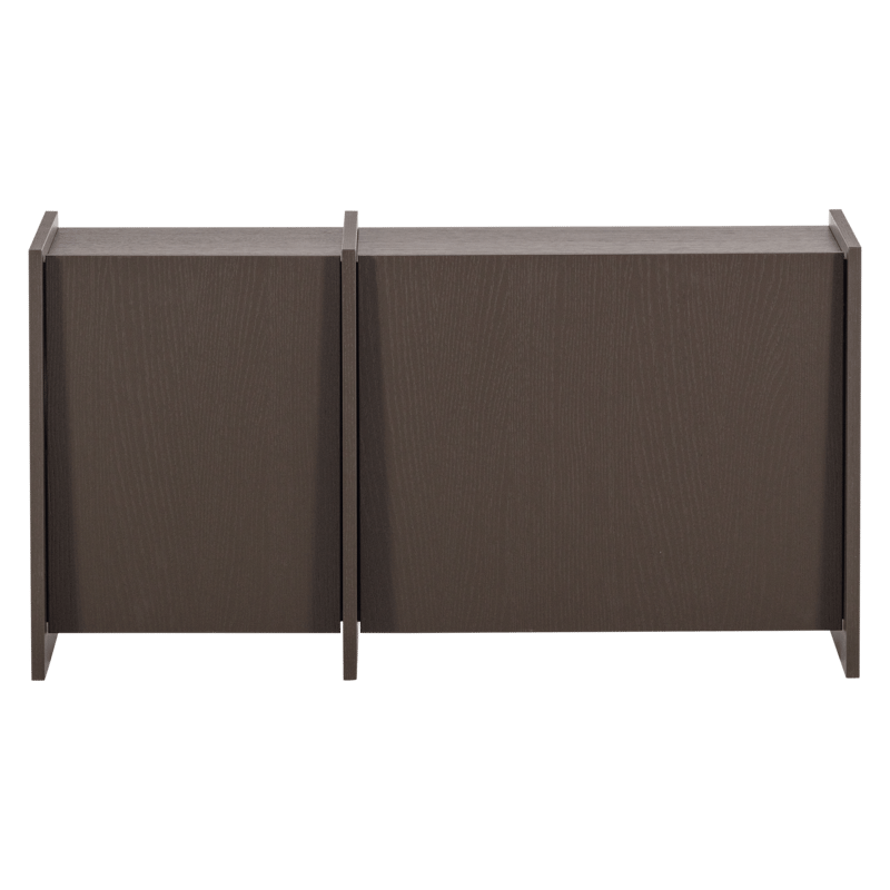 Fritstående Tv-bord 102 cm med Opbevaring i Ask, Brun