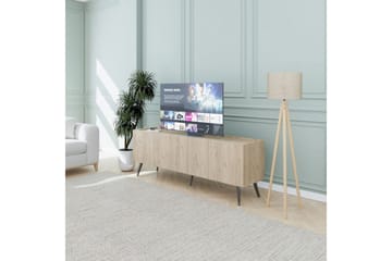 Galnor Gulvstående TV-bænk 180 cm med Opbevaring i Eg - Lysebrun - Møbler - TV borde & mediemøbler - TV-borde