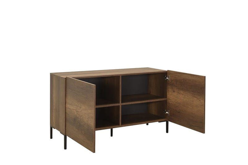 Galnor Tv-bænk 120 cm - Mellemfarvet træ - Møbler - TV borde & mediemøbler - TV-borde