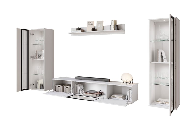 Gammelt Tv-Møbelsæt - Beige - Møbler - TV borde & mediemøbler - Tv-møbelsæt