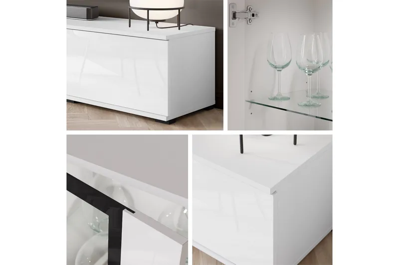 Gammelt Tv-Møbelsæt - Beige - Møbler - TV borde & mediemøbler - Tv-møbelsæt