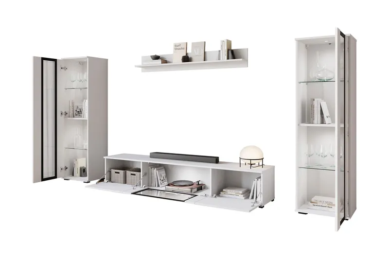 Gammelt Tv-Møbelsæt - Grå - Møbler - TV borde & mediemøbler - Tv-møbelsæt