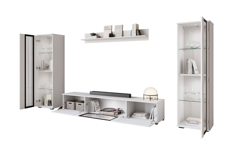 Gammelt Tv-Møbelsæt - Grå - Møbler - TV borde & mediemøbler - Tv-møbelsæt