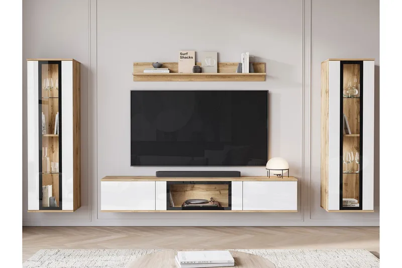 Gammelt Tv-Møbelsæt - Grå - Møbler - TV borde & mediemøbler - Tv-møbelsæt