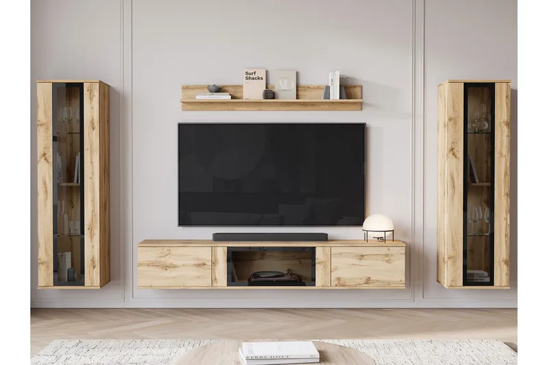 Gammelt Tv-Møbelsæt - Grå - Møbler - TV borde & mediemøbler - Tv-møbelsæt