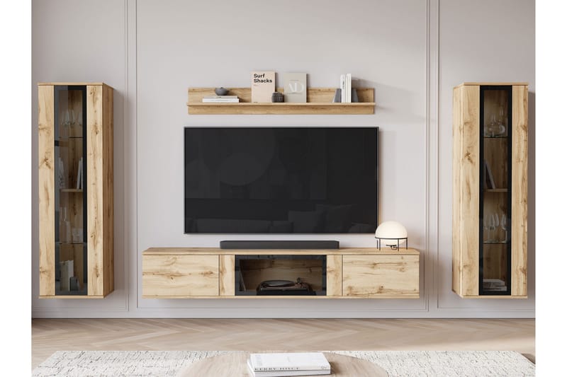 Gammelt Tv-Møbelsæt - Grå - Møbler - TV borde & mediemøbler - Tv-møbelsæt