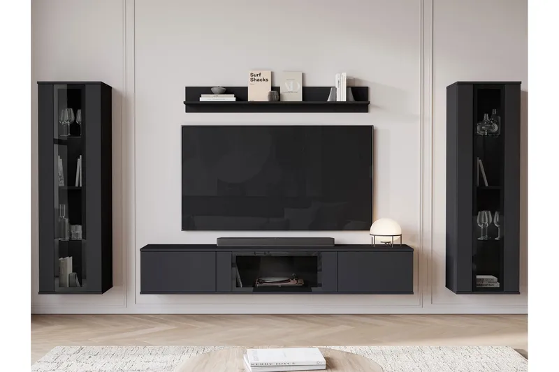 Gammelt Tv-Møbelsæt - Grå - Møbler - TV borde & mediemøbler - Tv-møbelsæt