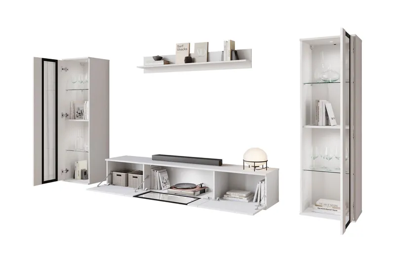 Gammelt Tv-Møbelsæt - Lyserød - Møbler - TV borde & mediemøbler - Tv-møbelsæt