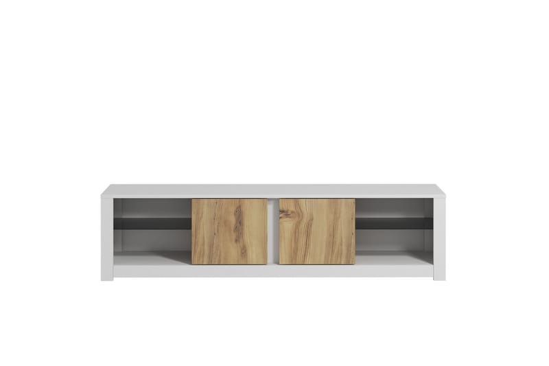 Griselda TV-bænk 180 cm i Eg - Hvid - Møbler - TV borde & mediemøbler - TV-borde