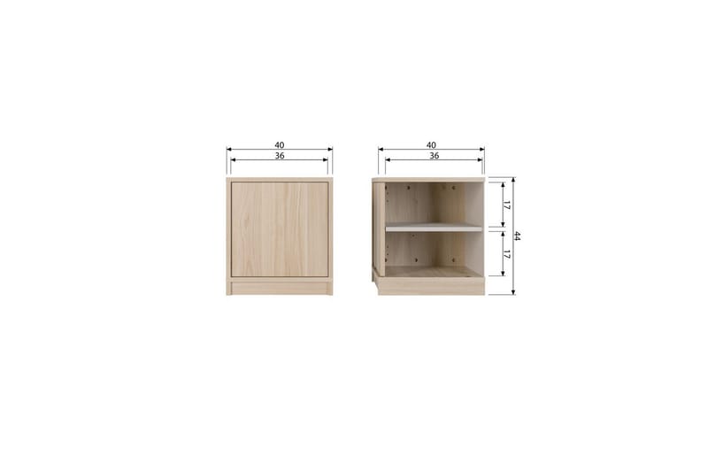 Grundskab Modulær - 44x40x40 cm - Møbler - TV borde & mediemøbler - TV-skab