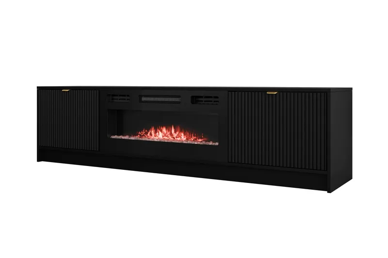 Gudelia Tv-bord 182 cm, Sort