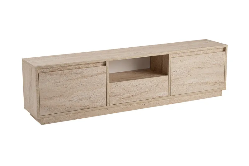 Gulliver Tv-bænk 160x30 cm - Travertin - Møbler - TV borde & mediemøbler - TV-borde
