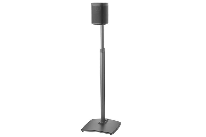 Gulvstander Sanus for Sonos One SL Play:1 og Play:3 Sort, Justerbart stativ - Sort, Justerbart stativ - Møbler - TV borde & mediemøbler - Mediestativ & vægbeslag