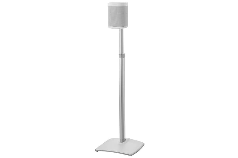 Gulvstander Sanus for Sonos One SL Play:1 og Play:3 Hvid, Justerbart stativ - Hvid, Justerbart stativ - Møbler - TV borde & mediemøbler - Mediestativ & vægbeslag