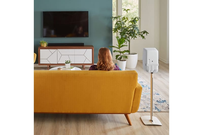 Gulvstander Sanus for Sonos Play:5 Hvid - Hvid - Møbler - TV borde & mediemøbler - Mediestativ & vægbeslag