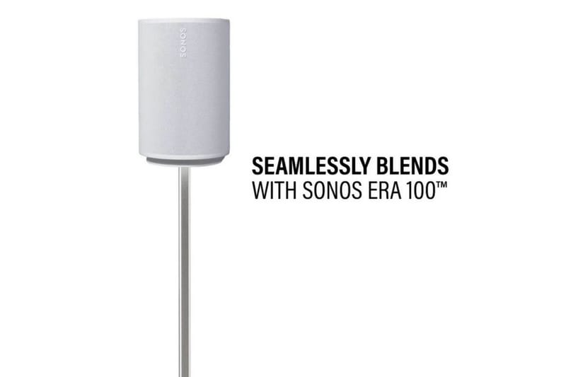 Gulvstativ Sanus til Sonos ERA 100 2 dele - Hvid - Møbler - TV borde & mediemøbler - Mediestativ & vægbeslag