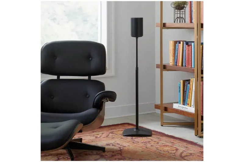 Gulvstativ Sanus til Sonos ERA 100 2 dele - Sort - Møbler - TV borde & mediemøbler - Mediestativ & vægbeslag