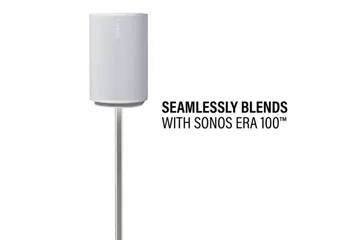 Gulvstativ Sanus til Sonos ERA 100 - Hvid - Møbler - TV borde & mediemøbler - Mediestativ & vægbeslag