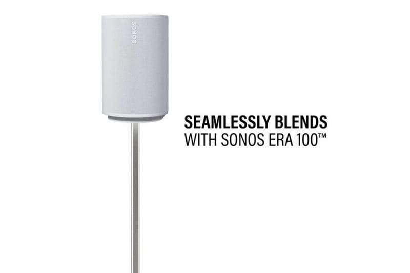 Gulvstativ Sanus til Sonos ERA 100 - Hvid - Møbler - TV borde & mediemøbler - Mediestativ & vægbeslag