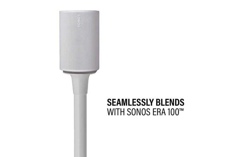 Gulvstativ Sanus til Sonos ERA 100 - Hvid - Møbler - TV borde & mediemøbler - Mediestativ & vægbeslag