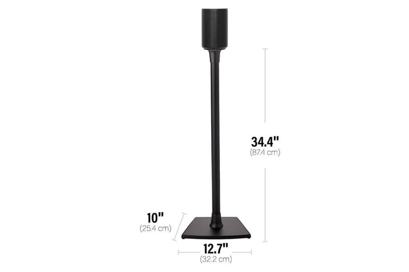 Gulvstativ Sanus til Sonos ERA 100 - Sort - Møbler - TV borde & mediemøbler - Mediestativ & vægbeslag