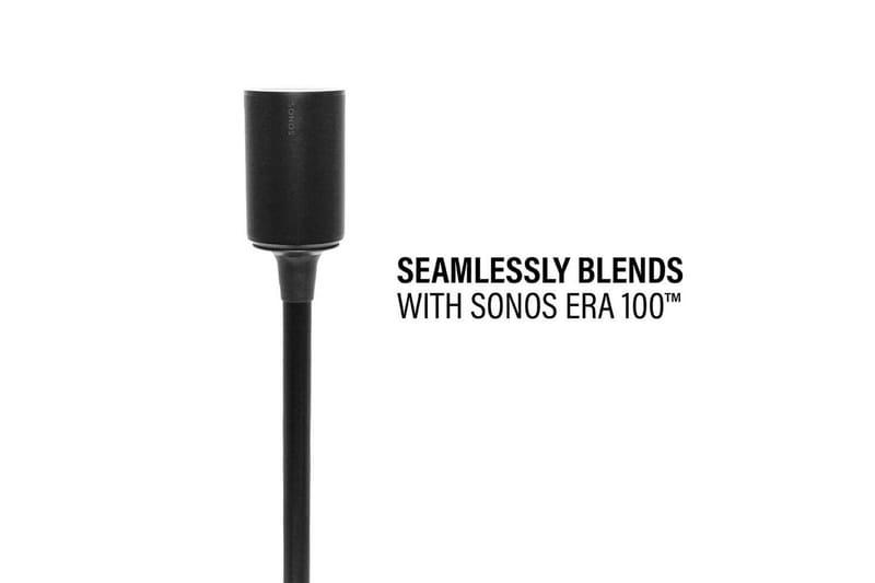 Gulvstativ Sanus til Sonos ERA 100 - Sort - Møbler - TV borde & mediemøbler - Mediestativ & vægbeslag